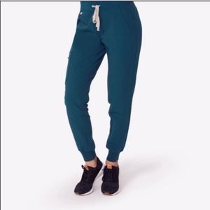 Figs Zamora Jogger Scrub Pants Caribbean Blue